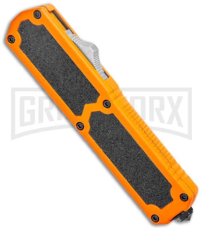 Titan Orange D/A OTF Automatic Knife - Satin Dagger Serr Titan Orange D/A OTF Automatic Knife - Satin Dagger Serr -Knivesand Tools Shop Titan DA OTF Orange Auto Satin Dagger Serr GX 36413 jr spine large