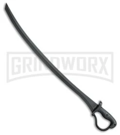 United Cutlery Combat Commander Saber Black ABS Sword - Black Plain