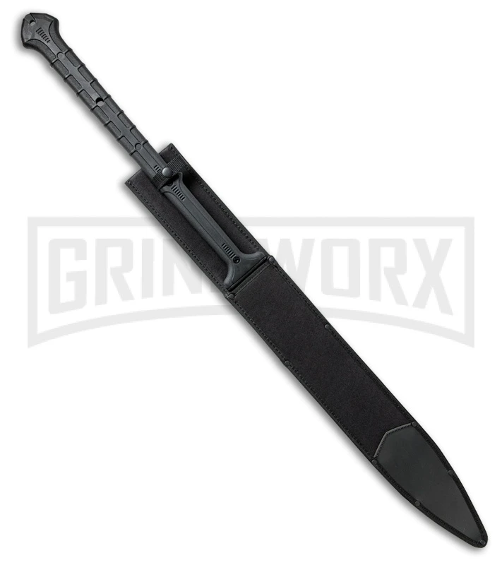 United Cutlery Thai Gladius Black Sword - Black Plain United Cutlery Thai Gladius Black Sword - Black Plain -Knivesand Tools Shop United Cutlery Thai Gladius Black Sword Black Plain BHQ 64048 er sheath large