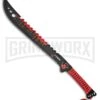 Z-Hunter Armageddon Red Machete - Black Plain -Knivesand Tools Shop Z Hunter Armageddon Machete Red Black BP 22779 jr large