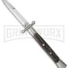 AGA Campolin 13" Stiletto Swinguard Stag Auto Knife - Bayonet 1 AGA Campolin 13" Stiletto Swinguard Stag Auto Knife - Bayonet -Knivesand Tools Shop aga 13in swing stag bayo cm large