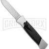 AKC 777 Blackfinger Brushed Aluminum OTF Automatic Knife - Flat Grind Satin 2 AKC 777 Blackfinger Brushed Aluminum OTF Automatic Knife - Flat Grind Satin -Knivesand Tools Shop akc blackfinger brushed alum satl bhq 50801 jr large