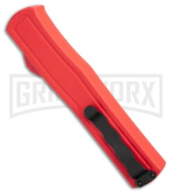 AKC F-20 Red D/A OTF Automatic Knife - Two Tone Plain 4 AKC F-20 Red D/A OTF Automatic Knife - Two Tone Plain -Knivesand Tools Shop akc f 20 da otf auto black red aluminum tt dagger BHQ 177264 jr side large