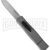AKC Minion Concord Gray OTF Automatic Knife - Satin Plain