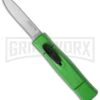 AKC Minion Concord Green OTF Automatic Knife - Satin Plain -Knivesand Tools Shop akc minion satin flat lime green BHQ dl large