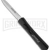 AKC Concord Black OTF Automatic Knife - Dagger Satin Plain -Knivesand Tools Shop akc otf black concord 12 large