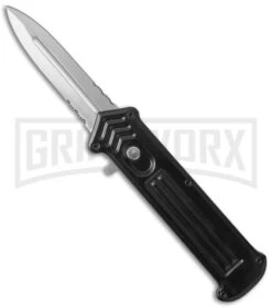 Black Arrow OTF Joker Automatic Knife Cupid Clone - Satin Serr