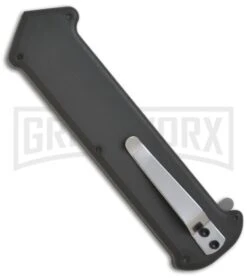 Gray Arrow OTF Joker Automatic Knife Cupid Clone - Bead Blast Serr -Knivesand Tools Shop arrow otf automatic knife gray back large