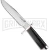 BlackJack Classic Model 7 Fixed Blade Knife - Satin Plain -Knivesand Tools Shop black jack knives fixed model 1 7 black canvas micarta bcb7bm large