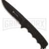 Browning Black Label Stone Cold Spear Fixed Blade Knife - Black Serr