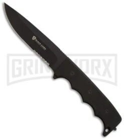 Browning Black Label Stone Cold Spear Fixed Blade Knife - Black Serr