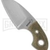 Boker VoxKnives Gnome Fixed Blade Knife - Satin Plain -Knivesand Tools Shop boker fixed voxknives gnome 02bo270 large