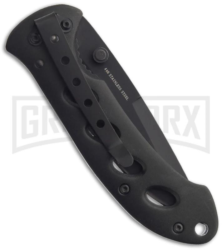 Boker Magnum Shadow Folding Knife - Black Plain Boker Magnum Shadow Folding Knife - Black Plain -Knivesand Tools Shop boker magnum 01mb428 back large