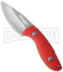 Boker Magnum Lil Red Fixed Blade Knife - Satin Plain