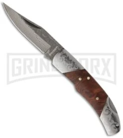 Boker Magnum Duke Folding Knife - Damascus Plain