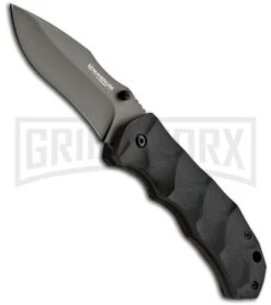Boker Magnum Recurve Flash Folding Knife - Gray Plain