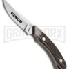 Boker Cinch Cowboy Crossdraw Brown Stag Fixed Blade Knife - Mirror Plain