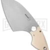 Boker Plus SanYouGo White Fixed Blade Knife - Satin Plain 2 Boker Plus SanYouGo White Fixed Blade Knife - Satin Plain -Knivesand Tools Shop boker plus sanyougo white micarta 03bo052 large