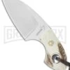 Boker VoxKnives Gnome Stag Fixed Blade Knife - Satin Plain