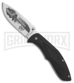 Browning Auto-5 Black FRN Manual Folding Knife - Satin Plain