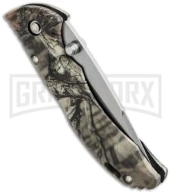 Buck Knives Buck Bantam BBW Mossy Break-Up Infinity Camo Folding Knife - Satin Plain -Knivesand Tools Shop buck bantam bbw 0284cms22 b side cm large