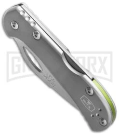 Buck Knives Buck Mini SpitFire Gray Folding Knife - Satin Plain 4 Buck Knives Buck Mini SpitFire Gray Folding Knife - Satin Plain -Knivesand Tools Shop buck knives mini spitfire 0726gys b 7800 spine green large