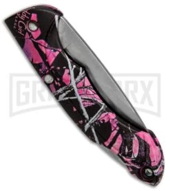 Buck Knives Buck Nano Bantam Pink Muddy Girl Camo Folding Knife - Satin Plain -Knivesand Tools Shop buck nano bantam pink muddy girl 0283cms31 b BHQ 35347 er side large