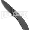 Buck Knives Buck Nobleman Gray Stainless Steel Folding Knife - Gray Plain
