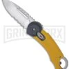 Buck Knives Buck Redpoint Yellow Folding Knife - Satin Serr 2 Buck Knives Buck Redpoint Yellow Folding Knife - Satin Serr -Knivesand Tools Shop buck redpoint 0750ywx b cat 3053 large