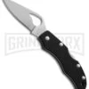 Byrd Finch2 Black G-10 Folding Knife - Satin Plain -Knivesand Tools Shop byrd by11gp2 black folder large