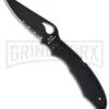 Byrd Cara Cara 2 Black Stainless Steel Folding Knife - Black Serr