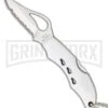 Byrd Knives Finch BY11S Folding Knife - Satin Serr 2 Byrd Knives Finch BY11S Folding Knife - Satin Serr -Knivesand Tools Shop byrd knife finch by11 ser large