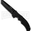 Cold Steel Recon I Tanto Point Folding Knife - Black Plain -Knivesand Tools Shop cold steel 27tlct large