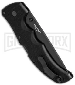Cold Steel Recon I Tanto Point Folding Knife - Black Plain -Knivesand Tools Shop cold steel 27tlct side large