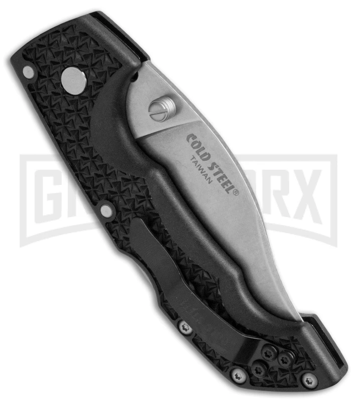 Cold Steel Voyager Medium Vaquero Folding Knife - Stonewash Plain Cold Steel Voyager Medium Vaquero Folding Knife - Stonewash Plain -Knivesand Tools Shop cold steel 29tmv voyager medium vaquero plain side large