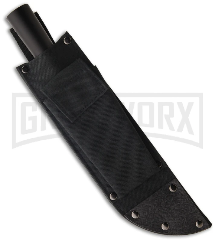 Cold Steel Bushman Fixed Blade Knife - Black Plain Cold Steel Bushman Fixed Blade Knife - Black Plain -Knivesand Tools Shop cold steel bushman 95buss sheath large