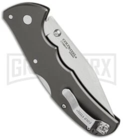 Cold Steel Code-4 Clip Point Folding Knife - Satin Full Serr -Knivesand Tools Shop cold steel code 4 58tpccs side cm large