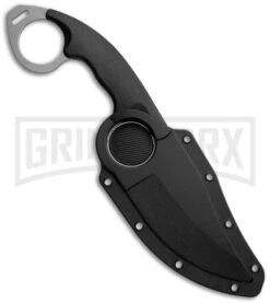 Cold Steel Double Agent II Fixed Blade Knife - Satin Serr -Knivesand Tools Shop cold steel double agent II sheath large