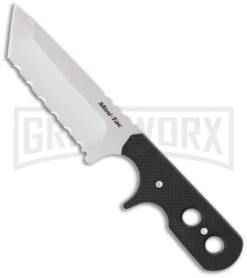 Cold Steel Mini Tac Tanto Neck Knife - Bead Blast Serr