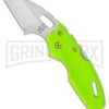 Cold Steel Mini Tuff Lite Green Folding Knife - Satin Plain -Knivesand Tools Shop cold steel mini tuff lite satin green 20mtg large