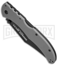 Cold Steel Broken Skull V Gray G-10 Folding Knife - Black Plain -Knivesand Tools Shop cold steel steve austin broken skulls v 54sbslv bottom cm large