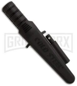 Cold Steel Survival Edge Black Fixed Blade Knife - Satin Plain 4 Cold Steel Survival Edge Black Fixed Blade Knife - Satin Plain -Knivesand Tools Shop cold steel survival edge 80phb sheath large