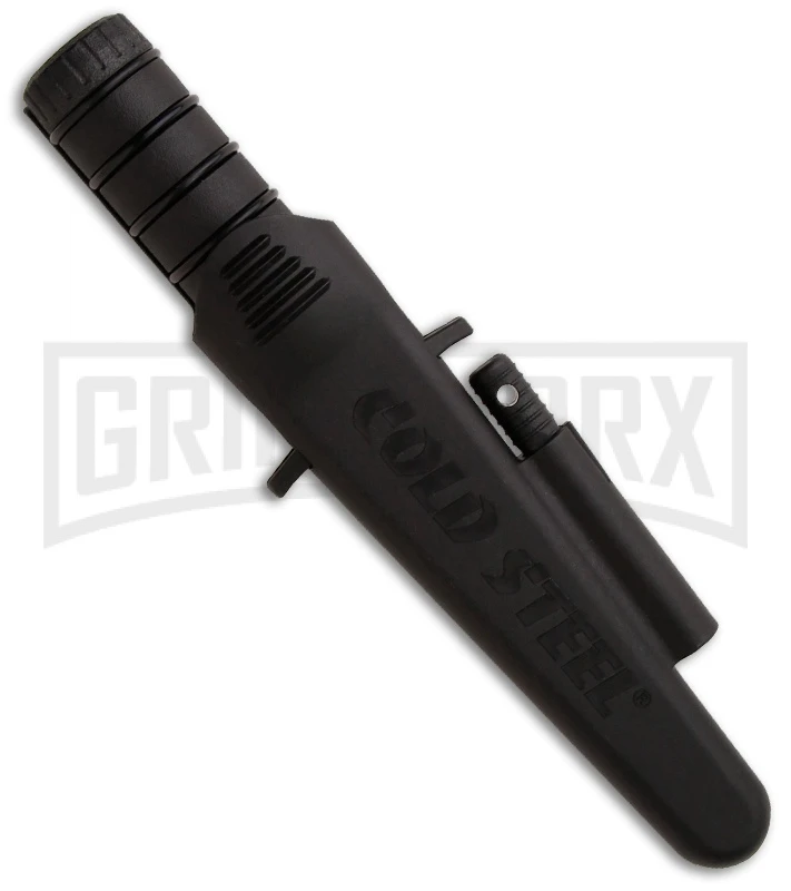 Cold Steel Survival Edge Black Fixed Blade Knife - Satin Plain Cold Steel Survival Edge Black Fixed Blade Knife - Satin Plain -Knivesand Tools Shop cold steel survival edge 80phb sheath large