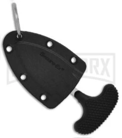 Cold Steel Knives Urban Pal Push Knife Black Fixed Blade Knife - Satin Serr -Knivesand Tools Shop cold steel urban pal 43ls BHQ 2337 jr sheath 1 large