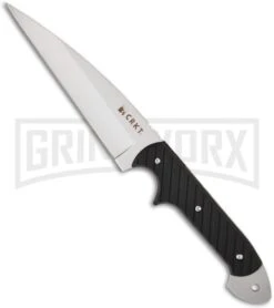 CRKT Crawford/Kasper Dragon Fixed Blade Knife - Bead Blast Plain