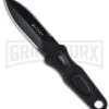CRKT A.G. Russell Sting Fixed Blade Knife - Black Plain -Knivesand Tools Shop crkt 2020 sting large