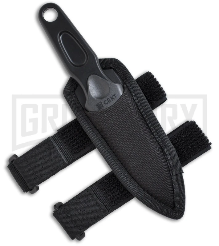 CRKT A.G. Russell Sting Fixed Blade Knife - Black Plain CRKT A.G. Russell Sting Fixed Blade Knife - Black Plain -Knivesand Tools Shop crkt 2020 sting sheath large