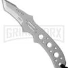 CRKT Drumfire Fixed Blade Neck Knife - Satin Plain -Knivesand Tools Shop crkt 2031 drumline fixed jm large
