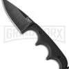 CRKT Folts Minimalist Drop Point Neck Knife - Stonewash Black Plain -Knivesand Tools Shop crkt 2384k cm large