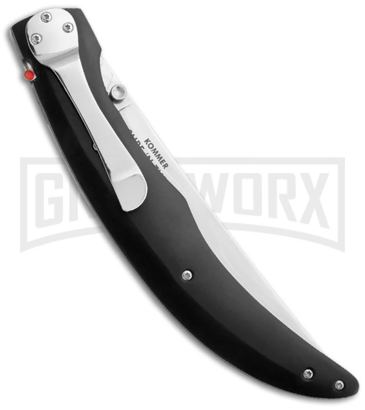 CRKT Surf 'N Turf Black POM Folding Knife - Satin Plain CRKT Surf 'N Turf Black POM Folding Knife - Satin Plain -Knivesand Tools Shop crkt 3080 surf n turn pom side large